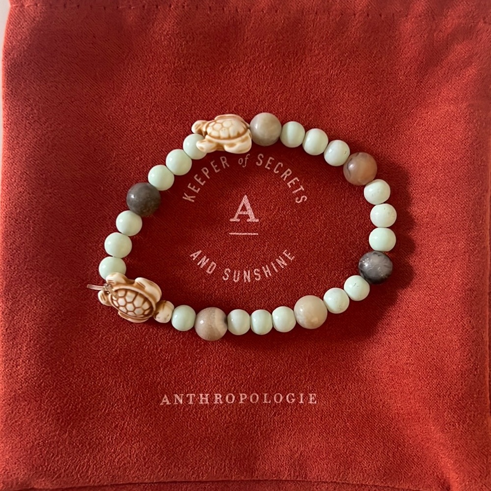 beaded bracelet.